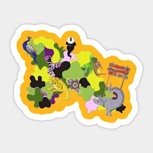 Jungle Changed Sticker